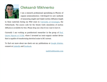 Tablet Screenshot of mikhnenko.com